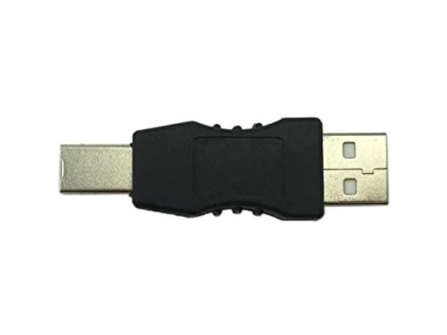 Usb Type A Male To Usb Type B Male Connector Converter Adapter (2Pack)