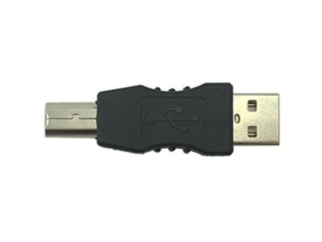 Usb Type A Male To Usb Type B Male Connector Converter Adapter (2Pack)