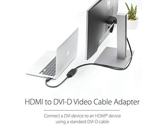 .Com Hdmi Male To Dvi Female Adapter8In1080P Dvi-D Gender Changer Cable (Hddvimf8in)