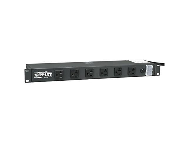 Tripp Lite 12 Outlet Rackmount Network-Grade Pdu Power Strip, Front & Rear Facing, 20A, 15Ft Cord W/ 5-20P Plug (Rs1215-20)