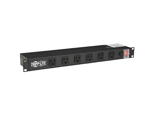 Tripp Lite Rs1215-Ra Rackmount Network-Grade Pdu Power Strip, 12 Right Angle Outlets Wide-Spaced, 15A, 15Ft Cord W/ 5-15P Plug,, Black