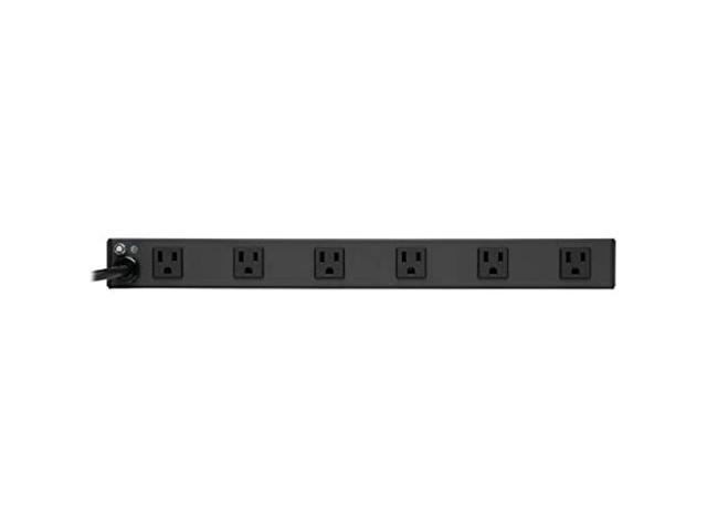 Tripp Lite Rs1215-Ra Rackmount Network-Grade Pdu Power Strip, 12 Right Angle Outlets Wide-Spaced, 15A, 15Ft Cord W/ 5-15P Plug,, Black