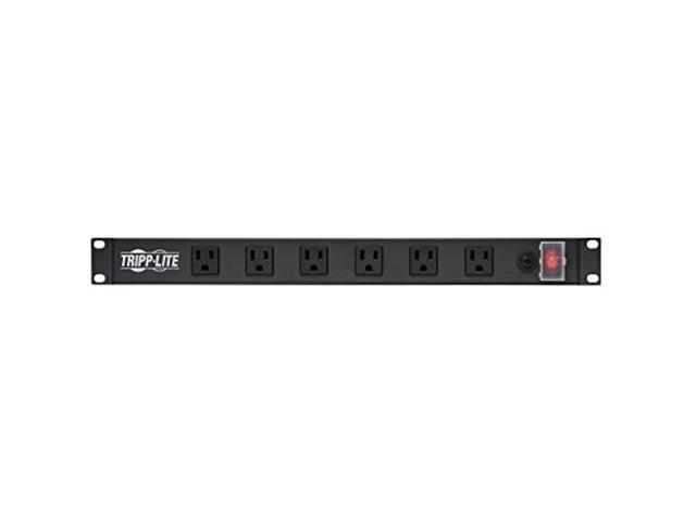 Tripp Lite Rs1215-Ra Rackmount Network-Grade Pdu Power Strip, 12 Right Angle Outlets Wide-Spaced, 15A, 15Ft Cord W/ 5-15P Plug,, Black