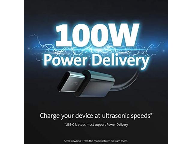 Thunderbolt 3 And Usb-C Docking Station Sd5600t100W Power Delivery, Sd Card Readers, Dual 4K Hdmi Or Displayport, For Mac, Windows And Surface...