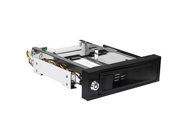 Performance Single Bay Hot Swap Mobile Rack For 3.5 Ssd/Hdd, Internal Tray-Less Sata Hard Drive Backplane Enclosure, Support Sata I/Ii/Iii & Sas...