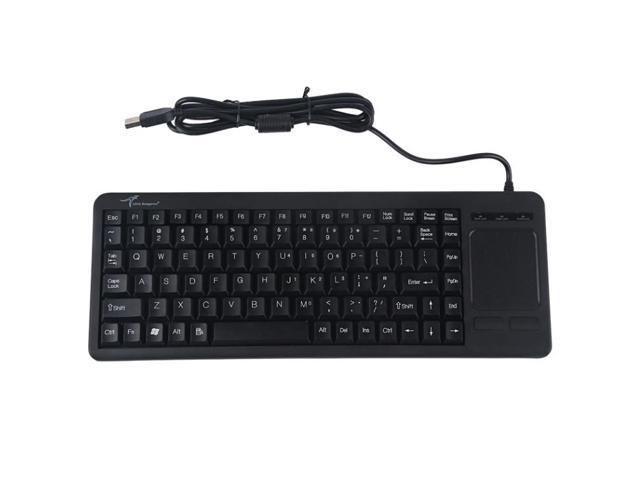 DS-8800 USB Interface Prevent Water Splashing Laser Engraving Character One-piece Wired Touchpad Keyboard, Length: 1.5m