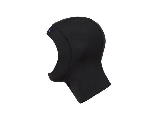 DIVE & SAIL DH-002 1mm Men and Women Swimming Caps Sunscreen Diving Cap Surfing Diving Headgear 1MM Size: M (Black)