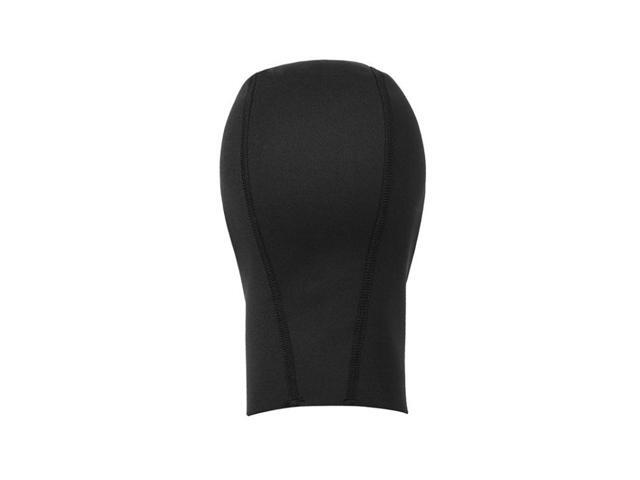 DIVE & SAIL DH-002 1mm Men and Women Swimming Caps Sunscreen Diving Cap Surfing Diving Headgear 1MM Size: M (Black)