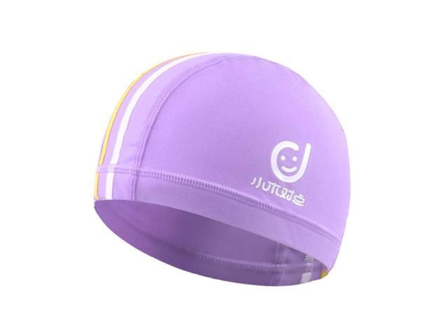 1101 Middle Age Children Deepen Summer Sun Protection Swimming Caps 1101 (Pink) (Pink)