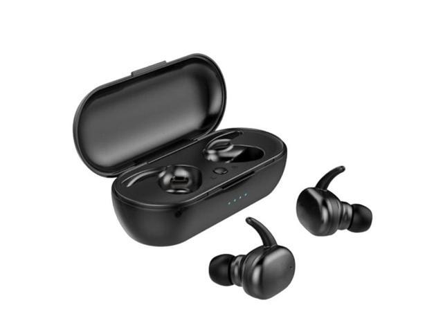 TWS-4 IPX5 Waterproof Bluetooth 5.0 Touch Wireless Bluetooth Earphone with Charging Box, Support HD Call & Voice Prompts (White)