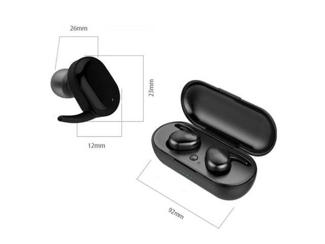 TWS-4 IPX5 Waterproof Bluetooth 5.0 Touch Wireless Bluetooth Earphone with Charging Box, Support HD Call & Voice Prompts (White)