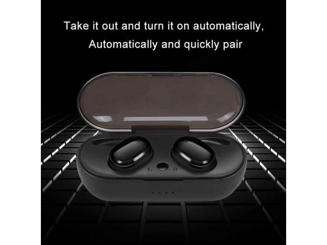 TWS-4 IPX5 Waterproof Bluetooth 5.0 Touch Wireless Bluetooth Earphone with Charging Box, Support HD Call & Voice Prompts (White)
