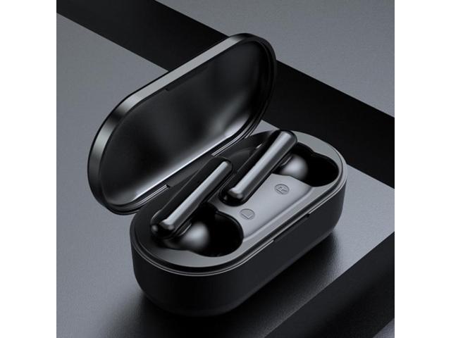 T10 Mini Touch Control Hifi TWS Wireless Bluetooth Earphones With Mic & Charger Box(Black) (Black)