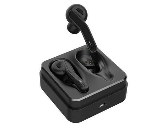 T88 Mini Touch Control Hifi Wireless Bluetooth Earphones TWS Wireless Earbuds with Charger Box(Black) (Black)
