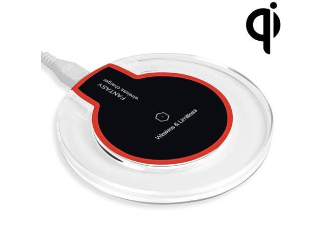 FANTASY wireless charger for iPhone 8 / 8 Plus / X & All QI Standard Compatible Devices Galaxy S5 / S4 / Note 4 / 3, etc (Black)