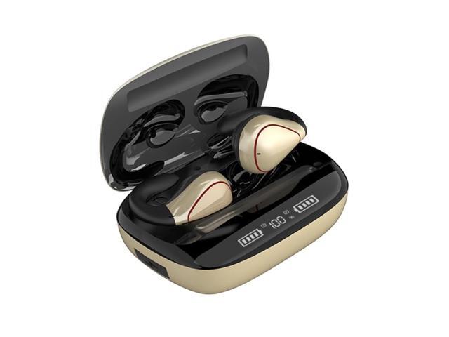 T20 TWS Bluetooth 5.0 Touch Wireless Bluetooth Earphone with Three LED Battery Display & Charging Box, Support Call & Voice Assistant(Black)...