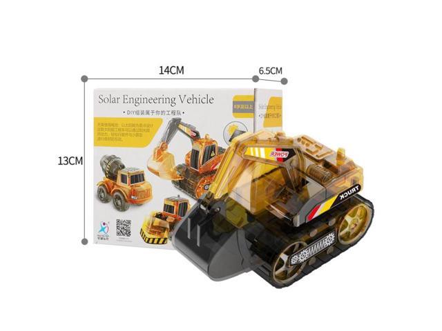 DIY Solar Toys Assembled Engineering Vehicle Model Educational Toy Engineering Vehicle (Random Type Delivery)