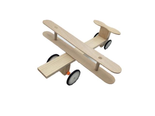 Children Technology Small Production DIY Electric Taxi Aircraft Model Handmade Materials Teaching Toys