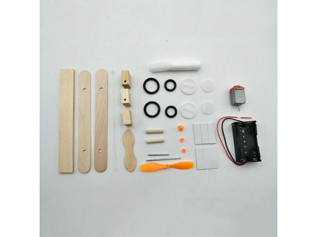 Children Technology Small Production DIY Electric Taxi Aircraft Model Handmade Materials Teaching Toys