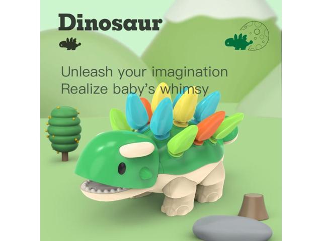 MoFun 2055A Puzzle and insert dinosaur early education toys, Size:2055A