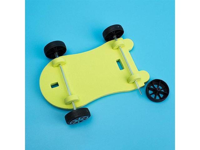 3 PCS DIY Balloon Recoil Car Creative Scientific Children Educational Reaction Car