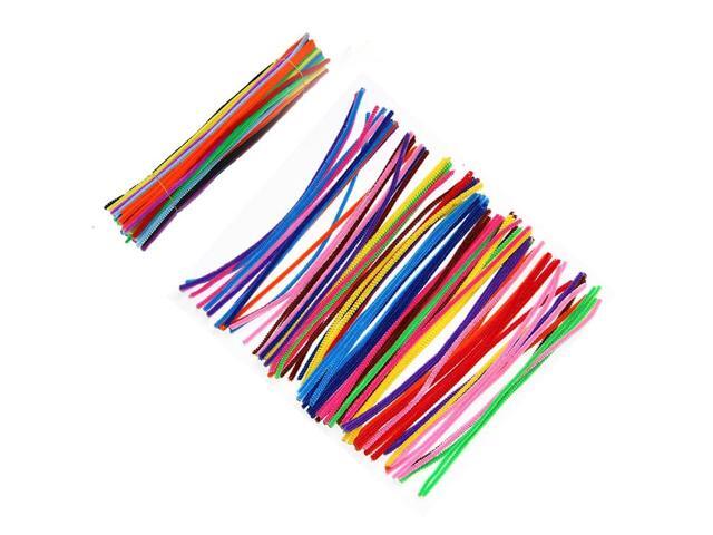100 PCS Plush Stick Children Educational Toys Handmade Materials, Random Color Delivery