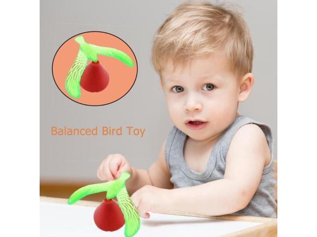 10 PCS Kids Funny Toy Plastic Mini DIY Magic Balancing Bird Children Gift, Random Color Delivery, Size:Magic Balancing Bird