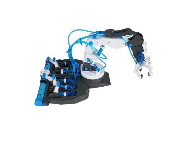 MoFun 101 Hydraulic Robot Arm 3 in 1 Science and Education Assembled Toys, Size:102 (Yellow)