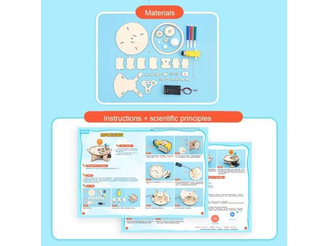 Science Toys Astronomy Sun Earth Moon Planet Experiment Educational Toy Science Toys (Material Kit)