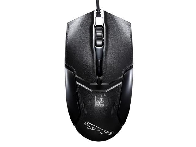 179 USB 1600DPI Three-speed Adjustable Wired Optical Gaming Mouse, Length: 1.3m(Black)