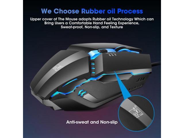 ZGB K3 USB RGB Streamer Wired Gaming Mouse(Black)
