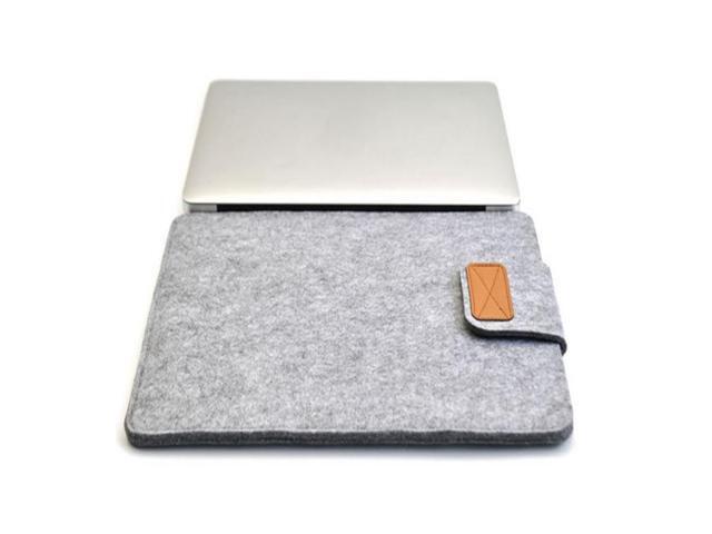 Vertical Felt Laptop Bag Tablet Sleeve Bag, Size: 13 Inch 13 Inch (Light Grey)