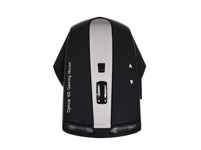 MZ-011 2.4GHz 1600DPI Wireless Rechargeable Optical Mouse with HUB Function (Black Silver)