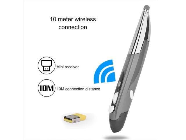 PR-06S 4-keys Smart Wireless Optical Mouse with Stylus Pen Function, Support Voice Operation / Translation (Red)