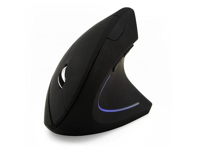 Battery Version Wireless Mouse Vertical 2.4GHz Optical Mouse (White)