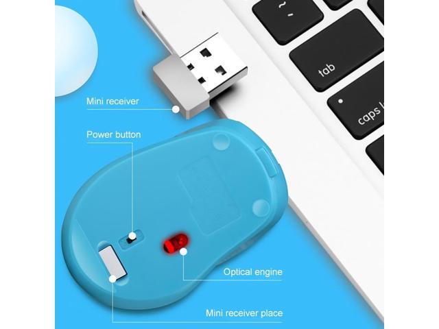 ZGB 361 2.4G Wireless Chargeable Mini Mouse 1600dpi (White)
