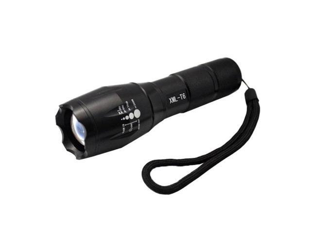 LT-XD 1 x XML-T6 White Light LED Flashlight, 1800 LM 5-Modes(Black)