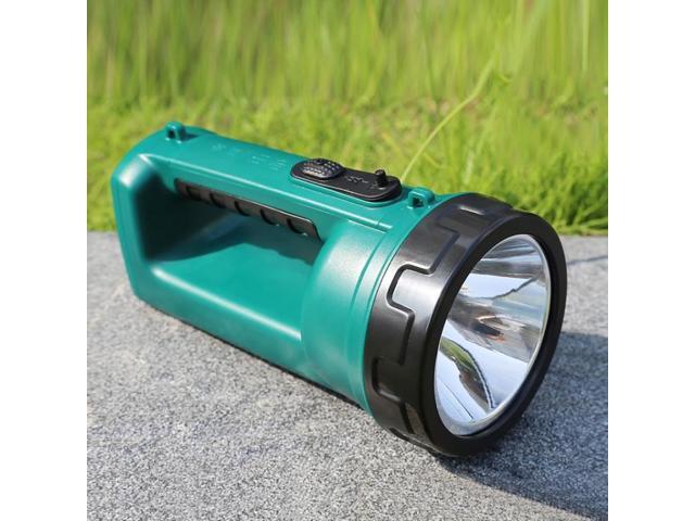 YAGE H103 Strong Light Long Shot LED Searchlight Outdoor Rechargeable High Power Emergency Flashlight (Black Green)