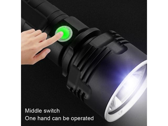 Strong Light Outdoor Waterproof Camping Aluminum LED Flashlight, Style: L2 (Without Battery), Size:L2 (Without Battery)