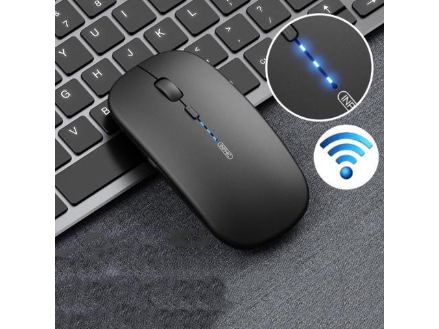 Inphic PM1 Office Mute Wireless Laptop Mouse, Style:Battery Display Battery Display (Magic Black)