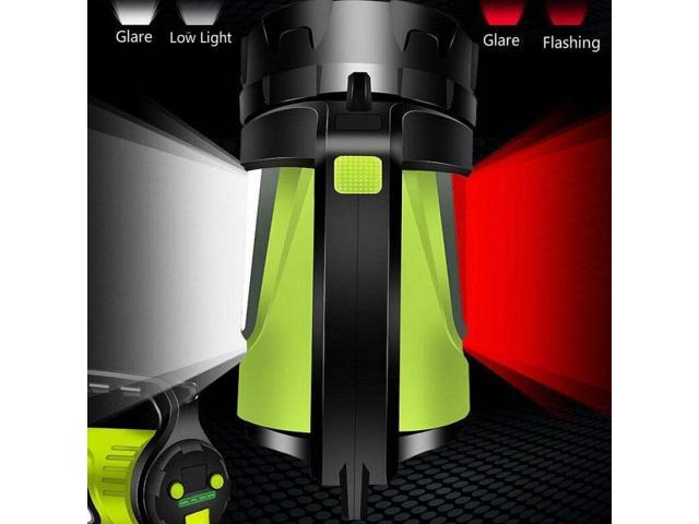 KINSACH Camping Light Outdoor Waterproof Multifunctional Portable Searchlight, Style:7028M, Size:7028M (Green)