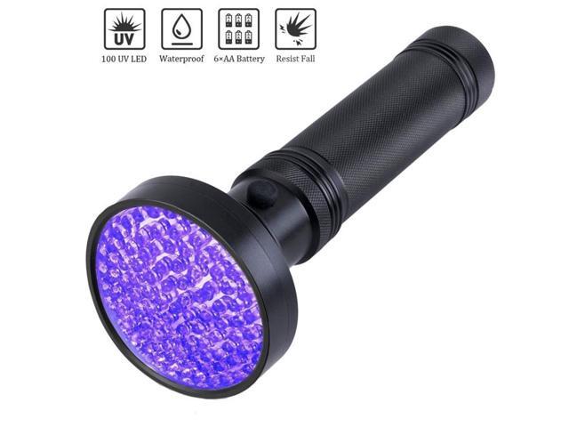 100 LED UV Flashlight Scorpion Detector Fluorescence Detector