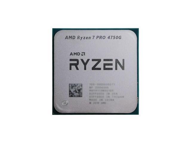OEM - AMD Ryzen 7 Pro 4750G Processor AM4 with Radeon™ Desktop Processor - Without Box, No Cooler