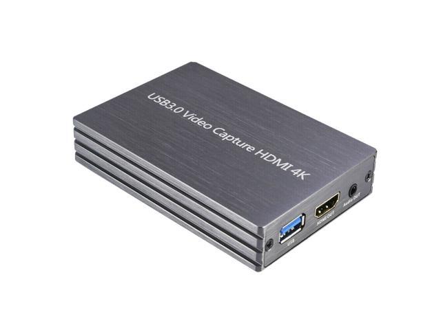 HDMI to USB3.0 Video Capture Adapter 4K 1080P Dongle Card for Linux Windows Mac