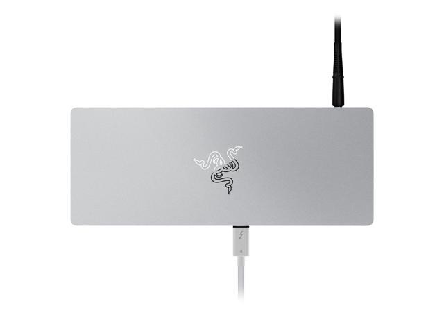 Razer - Thunderbolt 4 Certified Dock with 10 Ports for PC and Mac - Mercury - image 10