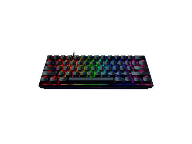 Razer Huntsman Mini 60% Gaming Keyboard - Linear Optical Switches, Chroma RGB Lighting, PBT Keycaps, Onboard Memory - Black