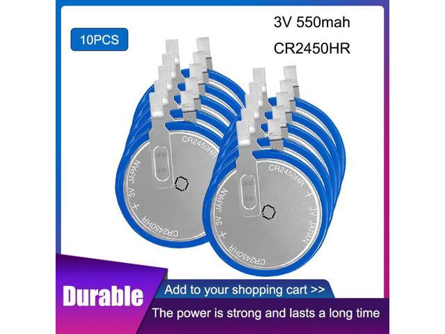10PCS Brand Eaxell CR2450N high temperature battery 3V tire pressure monitoring battery CR2450HR CR2450