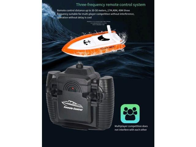 RC Boat 2.4G Remote Control Speed Boat Children's Toy Boat Model Speed Electric Water Small Speed Boat Toy Gift for Kids
