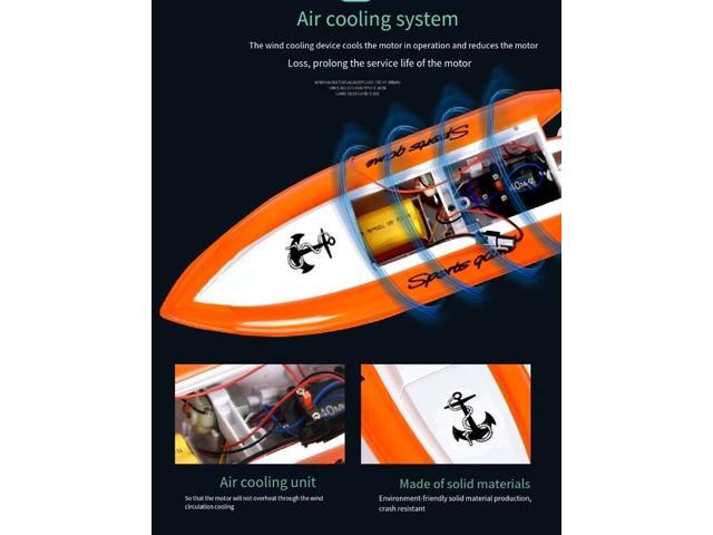 RC Boat 2.4G Remote Control Speed Boat Children's Toy Boat Model Speed Electric Water Small Speed Boat Toy Gift for Kids