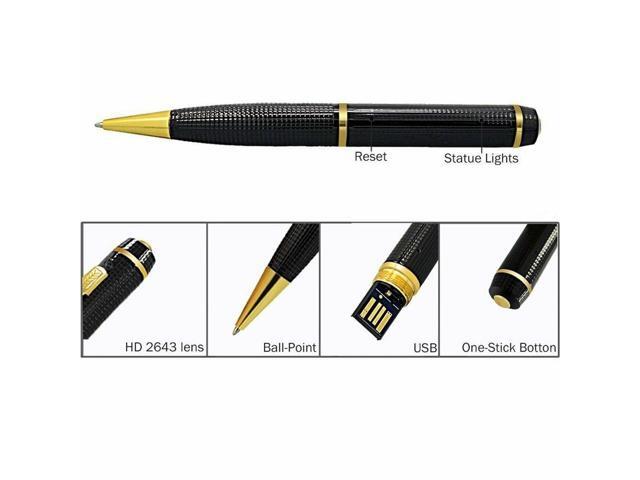REAL 1080p FULL HD Spy REC PEN Cam Nanny Video/Voice Hidden Recorder Camera